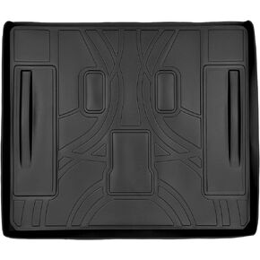 SMARTLINER All Weather Custom Fit Cargo Trunk Liner Floor Mat Black for 2007-2014 Tahoe/Yukon/Escalade with 3rd Row Seat