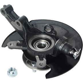 Steering Knuckle Wheel Hub Bearing Assembly Front Left Driver Compatible with Civic 2003 2004 2005 L4 1.7L 16mm Hole 698-495
