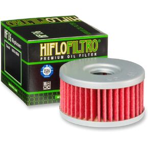 HiFloFiltro HF136 Premium Oil Filter, Single
