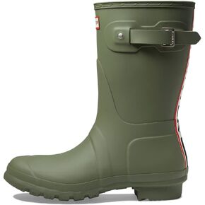 Hunter Women's Original Short Tri-Colour Logo Rain Boot