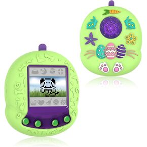 Virtual Pet Toy Silicone Case for Giga Pet Virtual Pet, Electronic Pet Case Cover for Kids Ages 5 and Up Giga Pet Protective Cover for Interactive (Black)