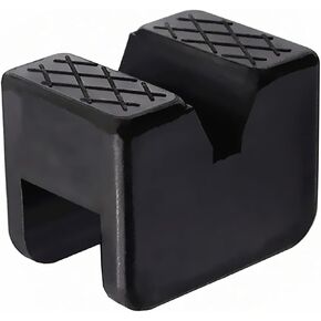 Jack Pad, Jack Lift Pad Adapter, Universal Rubber Jack Stand Pad, Slotted Frame Rail Pinch Welds Protector (1PCS)