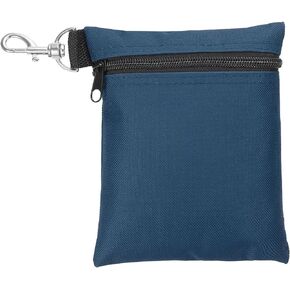 PATIKIL Golf Tee Pouch, Zipper Golf Ball Bag with Metal Lobster Claw Clip for Men Women Valuables Holder
