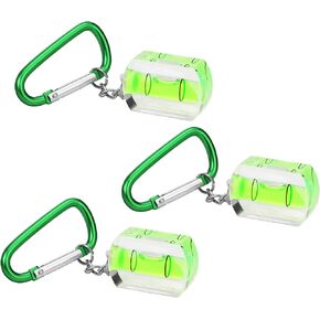 WORKPRO Small Bubble Level with Keychain 3-Pack Mini Pocket Tool Spirit Level Measuring Picture Hanging layout Tools