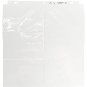 We R Memory Keepers 0633356601371 Album & Sleeve-12 x 12-Photo Sleeves 3-4 inch x 6 inch 1-12 inch x 6 inch (10 Pieces), Ultra Crystal Clear