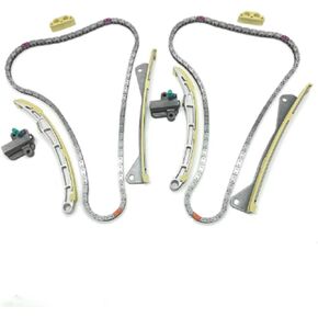 Timing Chain Kit 24321-3L100 Fits for Palisade Santa Fe Sorento Genesis Azera G70 G80 G90 3.3L 3.8L Replace OE 243213L100 24321-3L100