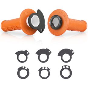 NIBBI 7/8“ Throttle Grips 22mm Handle Lock on Grip for Pit Bike Dirt Bike ATV