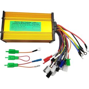 36V 48V 52V 60V 64V 72V 26A-33A 500W 800W 1000W Universal Brushless Controller for Electric Scooter E-Bike