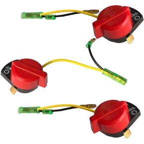 36100-ZE1-015 ON Off Engine Stop Switch for Honda GX120 GX160 GX200 GX240 GX270 GX340 GX390 Re (3 Pack)