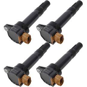 OCPTY Set of 4 Ignition Coils Compatible OE: UF634 Fit for Suzuki Swift 1.5L 2007-2011