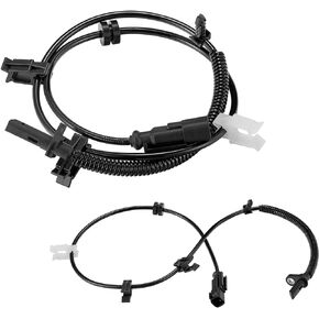 SPEEDWOW 2Pcs ABS Wheel Speed Sensor Front Left/Right Compatible with 08 09 2010 2011 2012 2013 2014 2015 2016 2017 Buick Enclave Chevy Traverse GMC Acadia Saturn Outlook 17 Acadia Limited 22739727