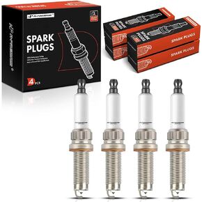 A-Premium Iridium Platinum Spark Plugs Compatible with BMW X5 2013-2018, 550i, 550i GT, 550i xDrive, 550i GT xDrive, 750i, xDrive 750i, 750Li, xDrive 750Li, X6, 650i, Gran Coupe 650i, Pack of 8