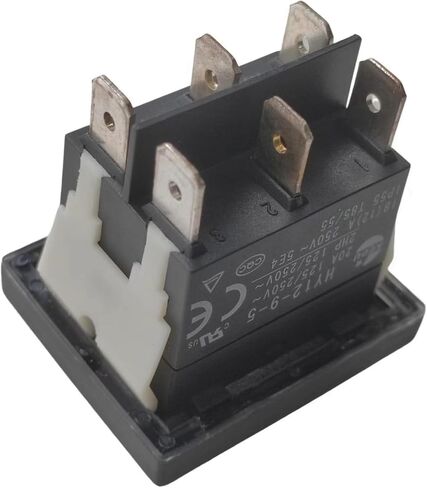 HY12-9-5 KEDU مفتاح تشغيل وإيقاف مع غطاء مقاوم للماء 6 دبابيس 20 أمبير 125/250 فولت (1) in Kuwait