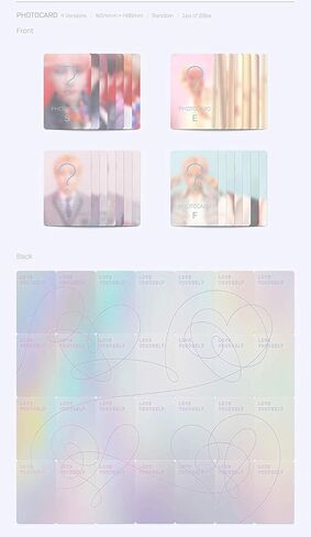BTS - LOVE YOURSELF 結 الإجابة [S+E+L+F ver. المجموعة] 4 ألبومات + كتاب صور + كتاب صغير + بطاقة صور + حزمة ملصقات + 4 ملصقات مطوية in Kuwait