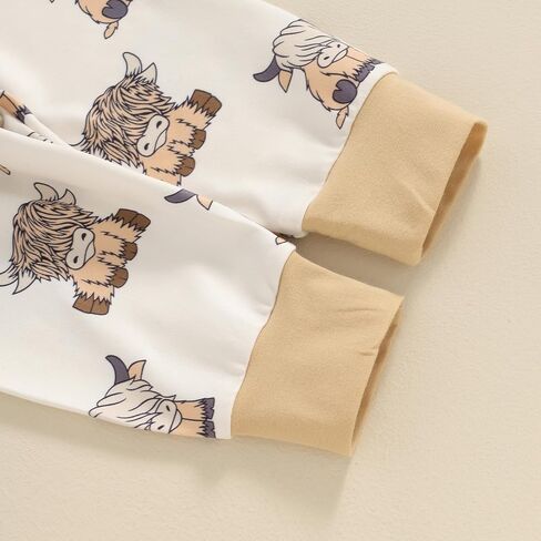 Toddler Baby Western Outfit Short Sleeve Horse YEE-HAW Print Romper Casual Pants Hat 3Pcs Set Country Clothes in Saudi Arabia