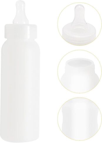 10 Sets of 250ml Goat Feeding Bottles Children Livestock Drink Bottles Jugs Baby Goat Calf Milk Water Bottles Farm Accessories Bottles in Saudi Arabia