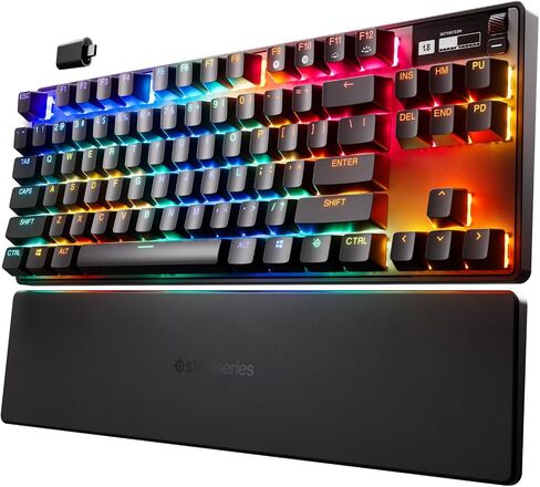 لوحة مفاتيح الألعاب SteelSeries Apex Pro TKL اللاسلكية بتقنية Bluetooth HyperMagnetic (متجددة) in Saudi Arabia