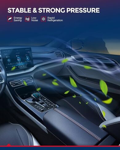 KAX Air Conditioner AC Compressor with Clutch, 68669 replacement for Ford Fusion 2006-2012, Lincoln MKZ 2010, Zephyr 2006, Mercury Milan 2006-2011, w/Oval Plug, Only for 4-3/8 "Diameter Pulley in Kuwait