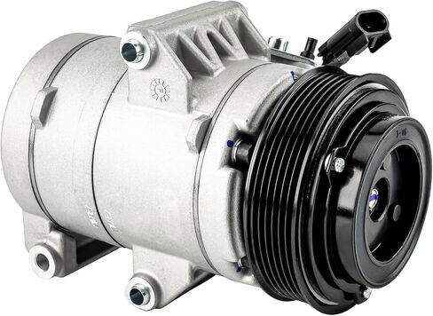 KAX Air Conditioner AC Compressor with Clutch, 68669 replacement for Ford Fusion 2006-2012, Lincoln MKZ 2010, Zephyr 2006, Mercury Milan 2006-2011, w/Oval Plug, Only for 4-3/8 "Diameter Pulley in Kuwait