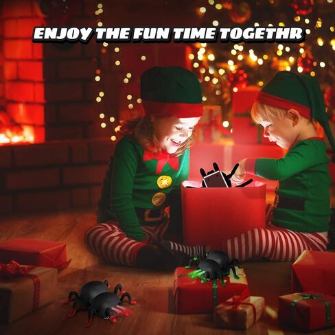 VRG Remote Control Spider Toy for Kids Ages 3 and up, Realistic Wall-Climbing Spider RC Stunt Cars with LED Light, Toys for Boys/Girls Birthday Halloween Xmas Gift in Saudi Arabia