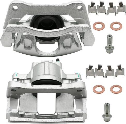 Chefull 18B5485 BC3079 Front Brake Caliper Assembly with Bracket Driver or Passenger Side for 2013-2017 Jeep Wrangler JK Chrysler Town & Country Ram C/V VW Routan Dodge Grand Caravan Nitro Journey V6 in Saudi Arabia