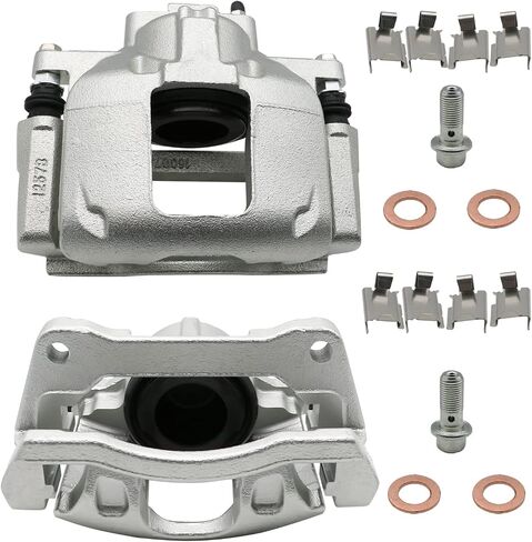 Chefull 18B5485 BC3079 Front Brake Caliper Assembly with Bracket Driver or Passenger Side for 2013-2017 Jeep Wrangler JK Chrysler Town & Country Ram C/V VW Routan Dodge Grand Caravan Nitro Journey V6 in Saudi Arabia