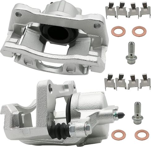 Chefull 18B5485 BC3079 Front Brake Caliper Assembly with Bracket Driver or Passenger Side for 2013-2017 Jeep Wrangler JK Chrysler Town & Country Ram C/V VW Routan Dodge Grand Caravan Nitro Journey V6 in Saudi Arabia