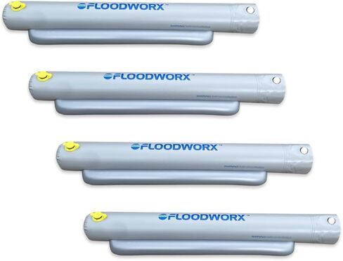 Flood Barriers, Alternative to Sandbags for Flooding, Flood Barrier for Home, Water Barriers for Flooding, 4 ft x 6 in in Saudi Arabia
