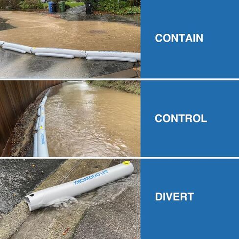 Flood Barriers, Alternative to Sandbags for Flooding, Flood Barrier for Home, Water Barriers for Flooding, 4 ft x 6 in in Saudi Arabia