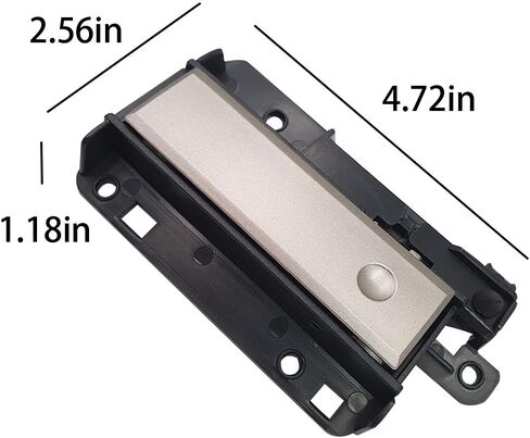 AUTOTECH صندوق القفازات المستطيل العلوي مزلاج منظم مقصورة استبدال الباب لسيلفرادو سييرا 07-13 OE 15914991 صنع في تايوان (فضي) in Kuwait