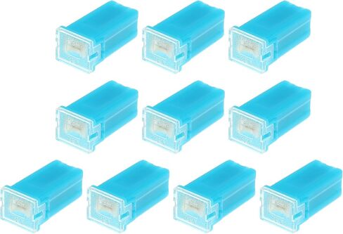 10 Pcs Standard Box Shaped Fuse 40 Amps, Universal for Pickup Trucks Cars SUV Durable Plastic Metal Green in Kuwait