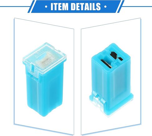 10 Pcs Standard Box Shaped Fuse 40 Amps, Universal for Pickup Trucks Cars SUV Durable Plastic Metal Green in Kuwait