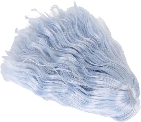 GLOGLOW Doll Wig Hair with Long Curly Design, Comfortable Artificial 1/6 High Temp Silk Hair Wig Suitable for 15.5-17cm Dolls (Peach Color) in Saudi Arabia