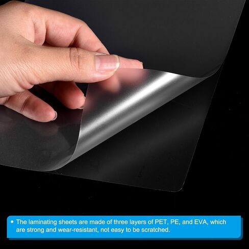 PATIKIL Thermal Laminating Pouches, 200 Pcs Transparent Laminating Sheets 3 Mil 3.8"x2.6 Laminator Pouches for Laminator Machine, Card, Photo Protect, DIY in Saudi Arabia