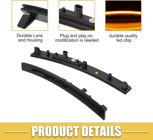 LED الجانب ماركر ضوء 22771196 الجبهة الخلفية بدوره أضواء الإشارة الحاجز مصابيح Sidemarker لشفروليه كورفيت C7 عدسة سوداء العنبر الأحمر LED ضوء 2 زوج in Saudi Arabia
