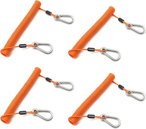 4 عبوات من حبل الصيد الملفوف من الفولاذ المقاوم للصدأ داخل حبل أمان شديد التحمل لصيد الأسماك، حبل تمديد لأدوات الصيد في أعماق البحار، مجاذيف قضيب الكاياك in Kuwait