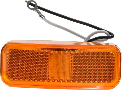 Diamond Group 52718 Amber 4" x 1.5" Weatherproof LED Marker Light with Reflector in Saudi Arabia