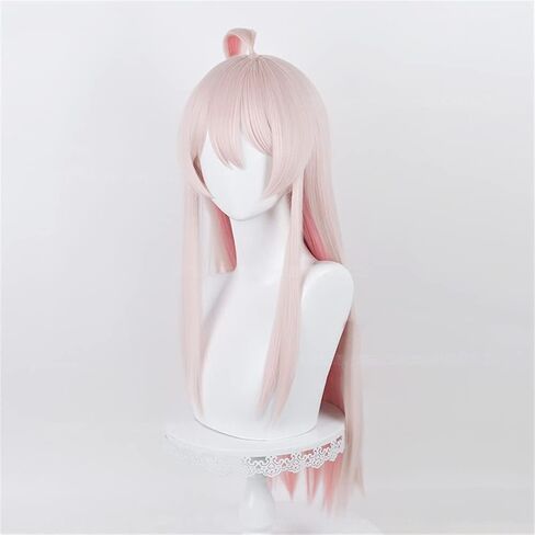 شعر مستعار أنيمي كوسبلاي بطول 70 سم شعر مستعار للحفلات باللون الوردي المختلط للنساء والفتيات in Kuwait