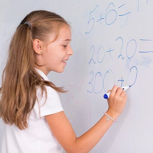 HGDEER ​​اليوم الأول للمدرسة/رياض الأطفال/هدايا ما قبل المدرسة | سحر سوار القلب البرسيم أربع أوراق للفتيات | سوار من اللؤلؤ الوردي وحجر الراين | طول قابل للتعديل من 4-10 بوصات in Kuwait