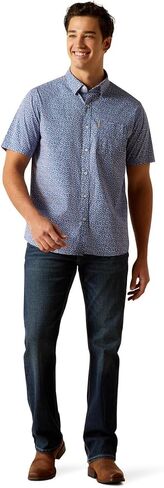 Ariat Men's Melvin Stretch Modern Fit Shirt in Saudi Arabia
