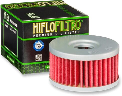 HiFloFiltro HF136 Premium Oil Filter, Single in Saudi Arabia