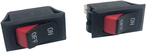 2Pcs 2 Pin Rocker Switch Power Canal HB Series 6A 125VL 16A 250VAC Replacement for Joemex 81 Series in Saudi Arabia