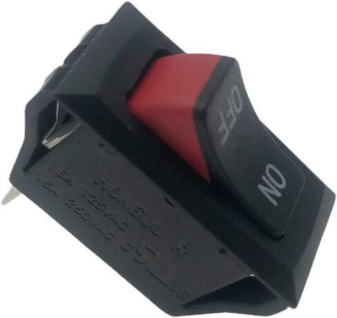 2Pcs 2 Pin Rocker Switch Power Canal HB Series 6A 125VL 16A 250VAC Replacement for Joemex 81 Series in Saudi Arabia