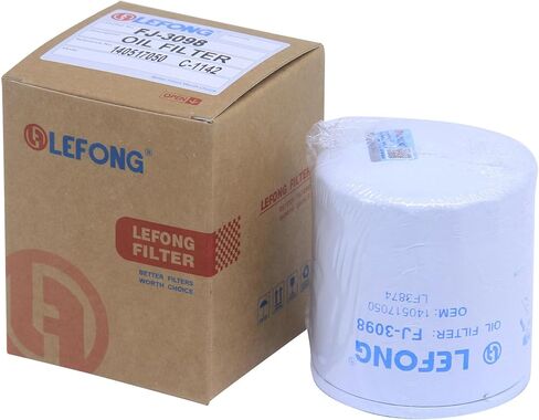 FJ-3098 فلتر زيت ناقل الحركة يستبدل 140517050، P502016، B1405، LF3874، 9361، 120-471، 109-4180، 7064608M91، 57000، 51269 يناسب محركات بيركنز Exmark Bobcat John Deere Kioti Tractor Loader in Kuwait