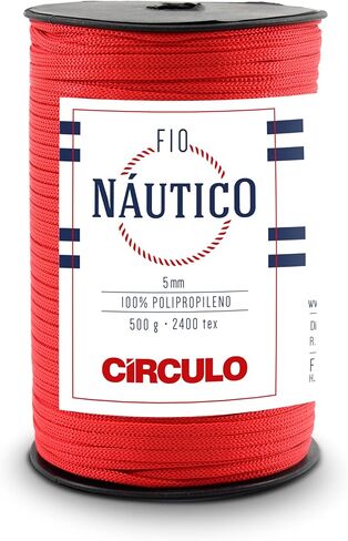 Circulo - Nautico Yarn, Premium Waterproof Cord 5mm 100% Polypropylene, 227 yds, 17.6 oz, Chunky, Special for Fashion Accessories, Bag and Decor in Crochet and Macramé (5767 - Brazilian Green) in Saudi Arabia