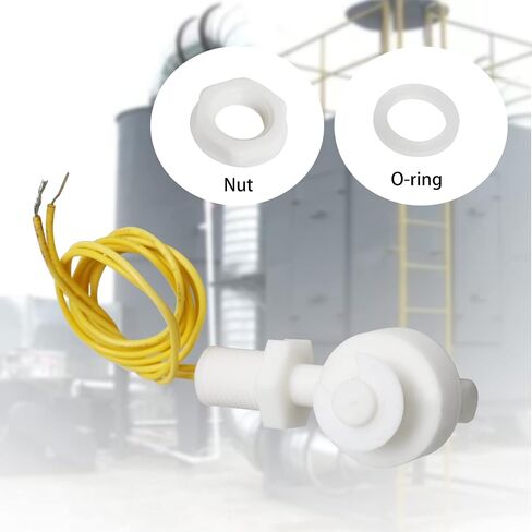 Aopin Liquid Level Switch Sensor PP, Water Liquid Level Sensor Float Switch, Plastic Ball Float Controller for Water Pump Fish Tank Cistern Sump Filter Aquarium Swim Pool Garden Pond Liquid 1 Pcs in Saudi Arabia