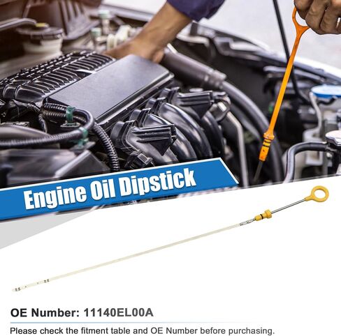 uxcell 1 Pcs Engine Oil Dipstick Engine Oil Fluid Level Dipstick for Nissan Versa S SL 1.8L L4 Gas 2007-2011 No.11140EL00A in Saudi Arabia