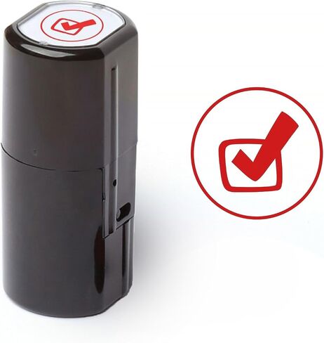 Self-Inking Teacher Stamps for Grading, Multicolor Assessment Stamp, Motivational Feedback Stamps, Homework Review Stamps, Praise Stamp Gift (Red, Check) in Saudi Arabia