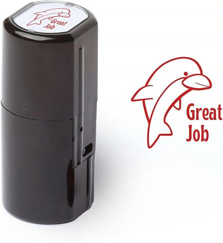 Self-Inking Teacher Stamps for Grading, Multicolor Assessment Stamp, Motivational Feedback Stamps, Homework Review Stamps, Praise Stamp Gift (Red, Check) in Saudi Arabia