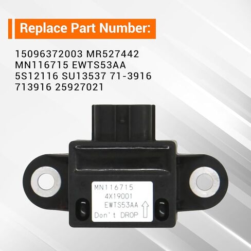 مستشعر YAW 15096372003 15096372 MR527442 جانب السائق الأيسر الأمامي متوافق مع هامر H3 ميتسوبيشي باجيرو شوغون L200 1 in Kuwait